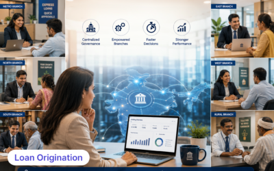 Optimal Loan Origination System Workflow for Multi-Branch Banks: Centralized Control with Local Flexibility