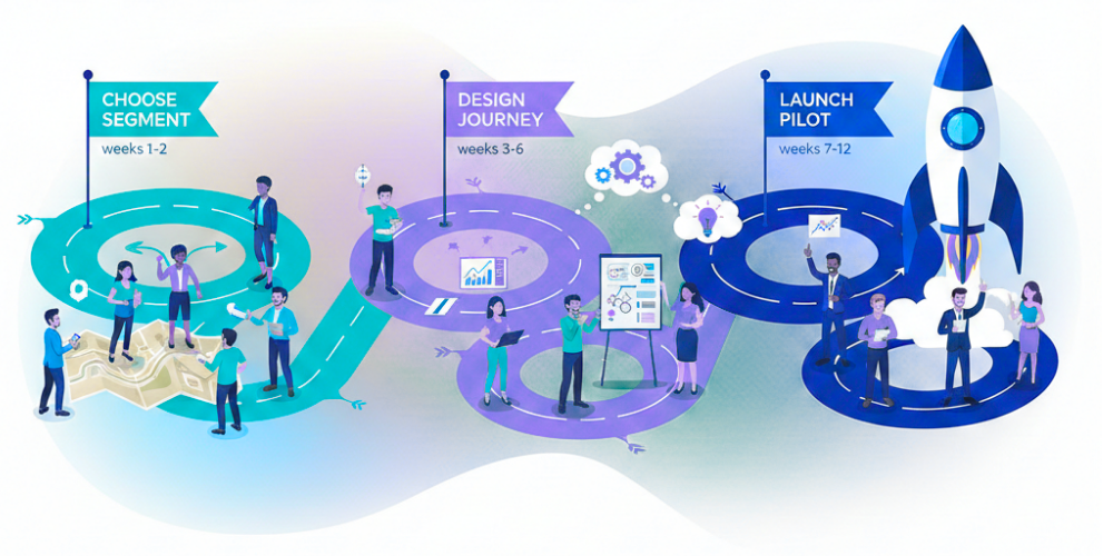 Illustration of 90 day plan for credit union digital strategy 2026